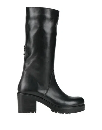 Hilya Woman Boot Black Size 11 Leather