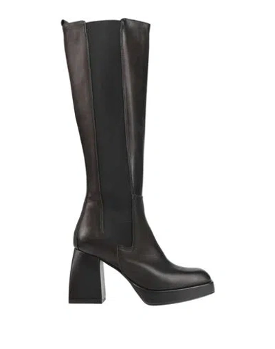 Hilya Woman Boot Black Size 8 Calfskin