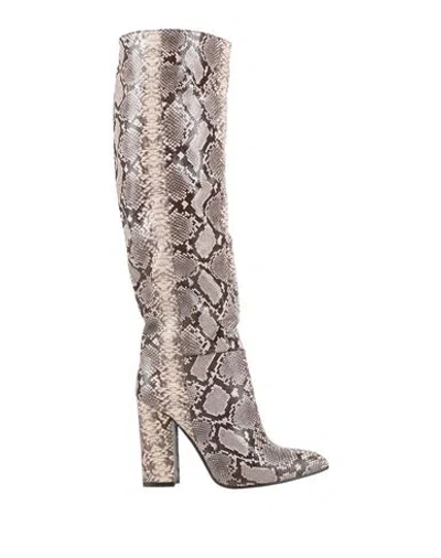 Hilya Woman Boot Grey Size 8 Leather