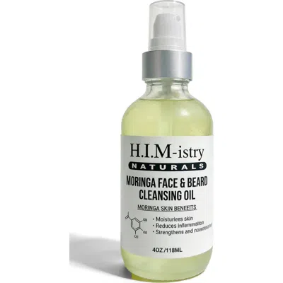 Himistry Naturals Moringa Face & Beard Cleansing Oil In Transparent