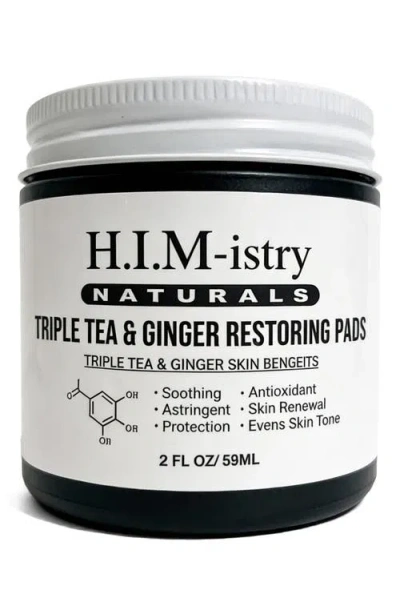 Himistry Naturals Triple Tea Ginger Toner Pads In Transparent