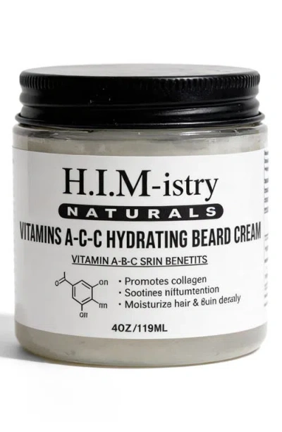 Himistry Naturals Vitamins A-c-c Hydrating Beard Cream In Transparent