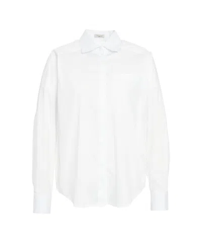 Himon's White Blouse With Functional Chest Pocket