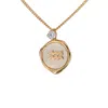 Hinch & Liu Women's Aquarius Zodiac Pendant - Lab Grown Diamond Pendant In Gold Vermeil In Gold