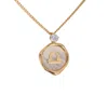 Hinch & Liu Women's Libra Zodiac Pendant - Lab Grown Diamond Pendant In Gold Vermeil In Gold