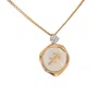 Hinch & Liu Women's Sagittarius Zodiac Pendant - Lab Grown Diamond Pendant In Gold Vermeil In Gold