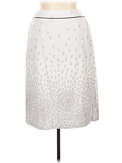 Pre-owned Hind Formal Skirt In White