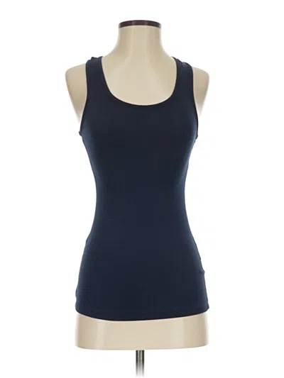 Pre-owned Hind Tank Top Blue Halter Neckline Tops