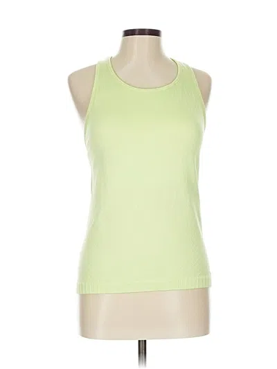 Pre-owned Hind Tank Top Green Halter Neckline Tops