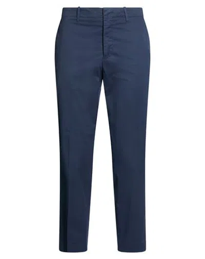 Hindustrie Bottomwear - Pants In Midnight Blue - Mustard