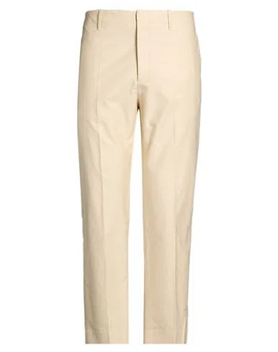Hindustrie Man Pants Beige Size 36 Cotton In Neutral