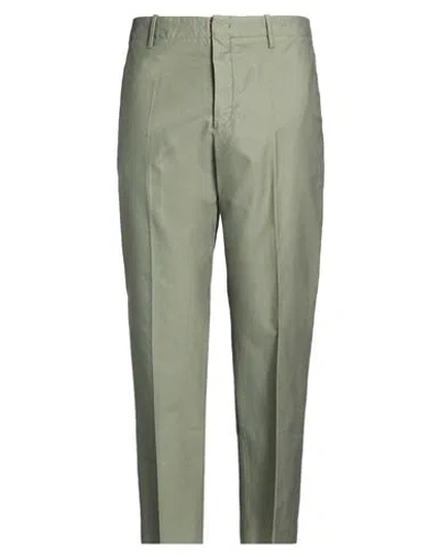 Hindustrie Man Pants Light Green Size 36 Cotton