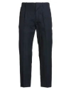 Hindustrie Man Pants Midnight Blue Size 36 Cotton, Linen