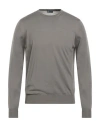 Hindustrie Man Sweater Taupe Size 38 Merino Wool