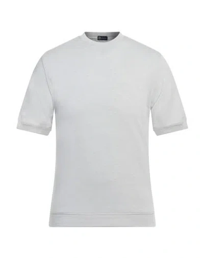 Hindustrie Man Sweatshirt Light Grey Size 36 Cotton, Polyamide