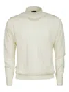 Hindustrie Mockneck Ls Royal Merino In White