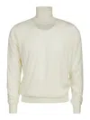 Hindustrie Turtleneck Ls Royal Merino In White