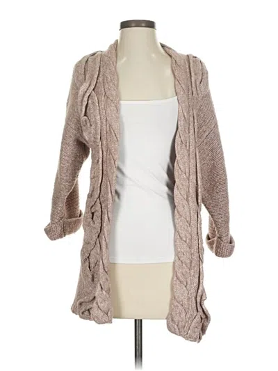 Pre-owned Hinge Cardigan Sweater In Brown