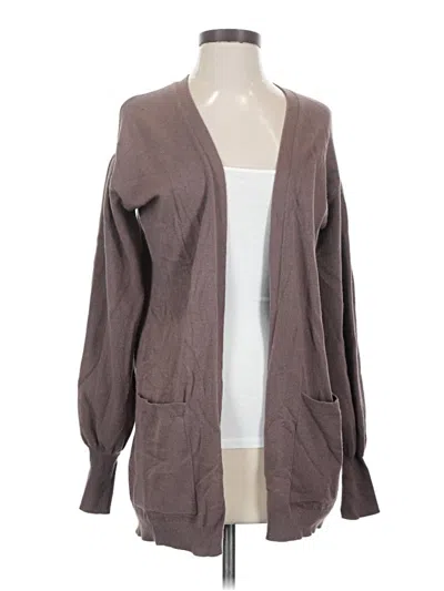 Pre-owned Hinge Cardigan Sweater In Brown