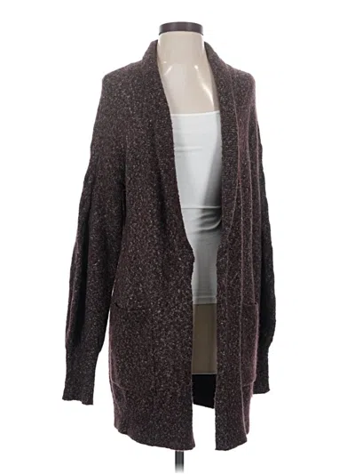 Pre-owned Hinge Cardigan Sweater In Brown