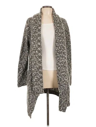 Pre-owned Hinge Cardigan Sweater In Gray