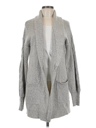 Pre-owned Hinge Cardigan Sweater In Gray