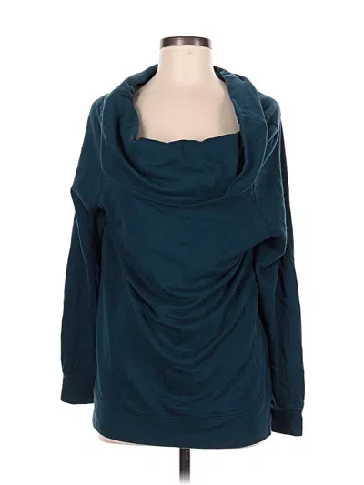 Pre-owned Hinge Cardigan Sweater In Teal