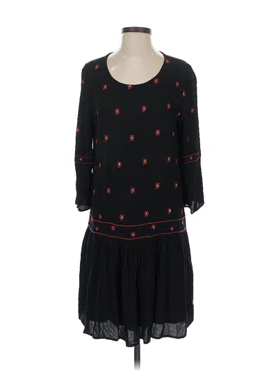 Pre-owned Hinge Casual Dress In Black