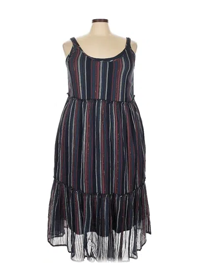 Pre-owned Hinge Casual Dress In Blue