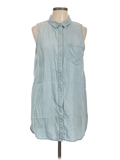 Pre-owned Hinge Casual Dress In Blue