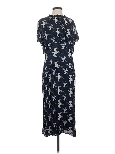Pre-owned Hinge Casual Dress In Blue