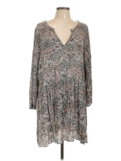 Pre-owned Hinge Casual Dress In Gray