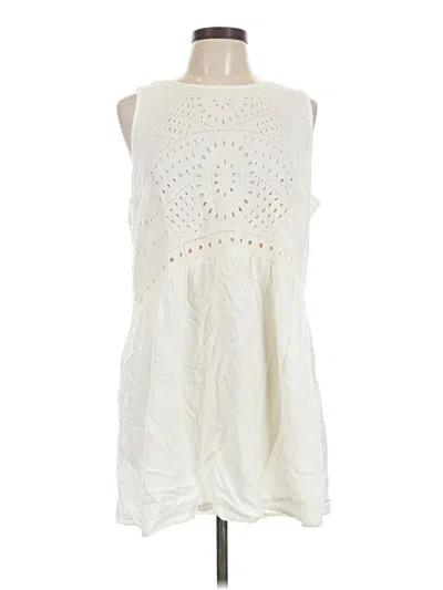 Pre-owned Hinge Casual Dress In Ivory
