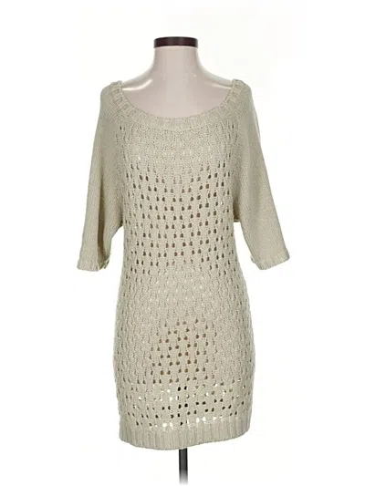 Pre-owned Hinge Casual Dress In Tan