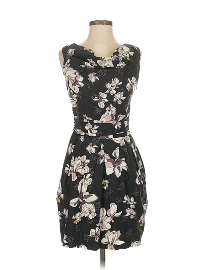 Pre-owned Hinge Cocktail Dress In Black