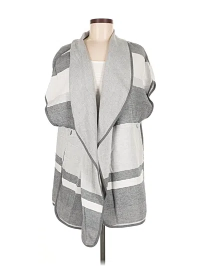 Pre-owned Hinge Kimono In Gray