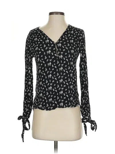 Pre-owned Hinge Long Sleeve T-shirt In Black