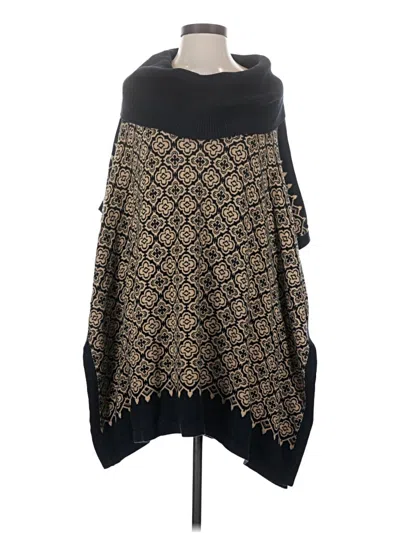 Pre-owned Hinge Poncho In Black