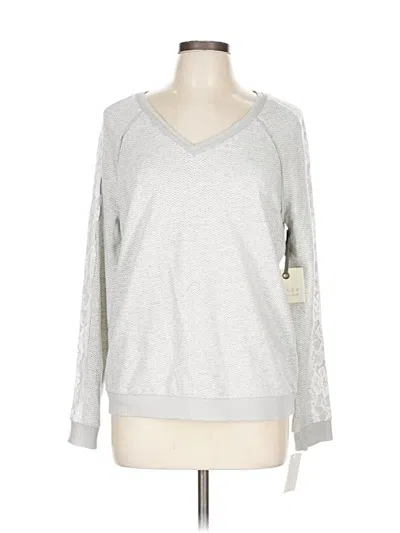 Pre-owned Hinge Pullover Sweater In Silver