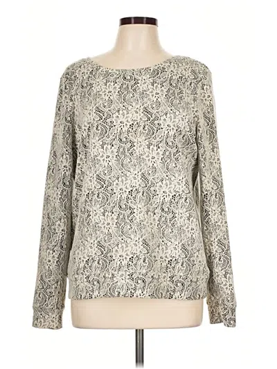 Pre-owned Hinge Pullover Sweater In Silver