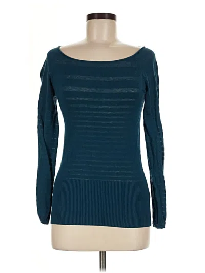 Pre-owned Hinge Pullover Sweater In Teal