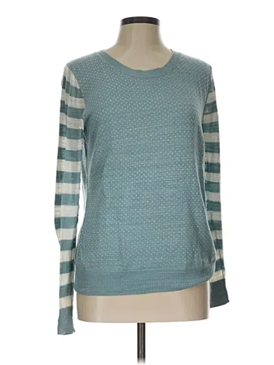Pre-owned Hinge Pullover Sweater In Teal
