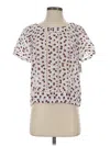 Hinge Short Sleeve Blouse In Multi