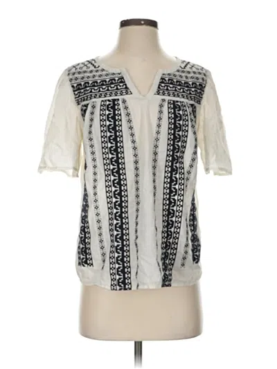 Pre-owned Hinge Short Sleeve T-shirt In White