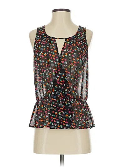 Pre-owned Hinge Sleeveless Blouse In Black