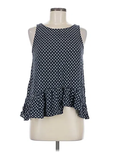 Pre-owned Hinge Sleeveless Blouse In Blue