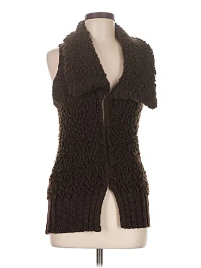 Pre-owned Hinge Sweater Vest In Brown