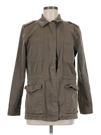 Pre-owned Hinge Trenchcoat In Green