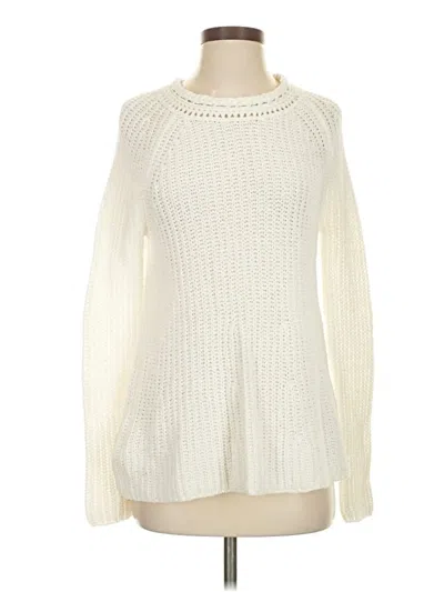 Pre-owned Hinge Turtleneck Sweater In Ivory