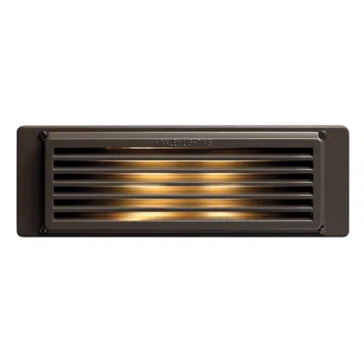 Hinkley 10" Wide Bronze Louvered Led Landscape Deck Light